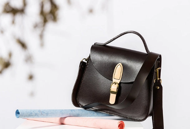 Handmade Genuine Leather Handbag Bag Crossbody Bag Shoulder Bag Purse For Women
