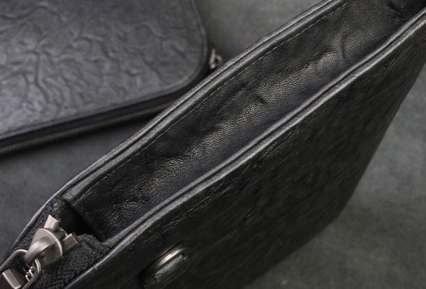 Handmade Genuine Leather Large Clutch Leather Men Phone Pad Zip Clutch Vintage Wallet For Men