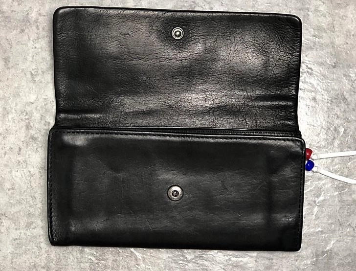 Handmade Genuine Leather Mens Clutch Cool Slim Wallet Zipper Clutch Wristlet Wallet for Men