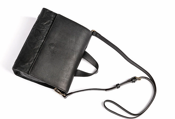 Handmade Handbag Briefcase Purse Leather Crossbody Bag Purse Shoulder Bag for Women