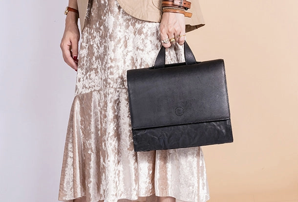 Handmade Handbag Briefcase Purse Leather Crossbody Bag Purse Shoulder Bag for Women