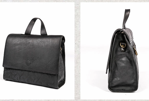 Handmade Handbag Briefcase Purse Leather Crossbody Bag Purse Shoulder Bag for Women