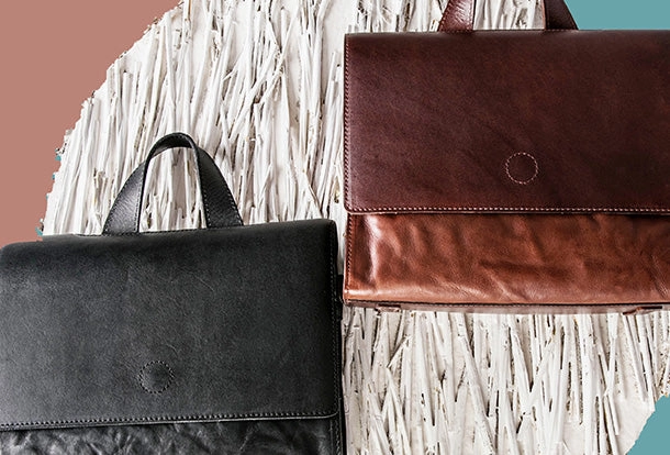 Handmade Handbag Briefcase Purse Leather Crossbody Bag Purse Shoulder Bag for Women