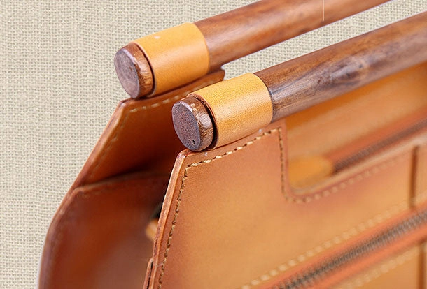 Handmade handbag purse leather crossbody bag purse shoulder bag for women