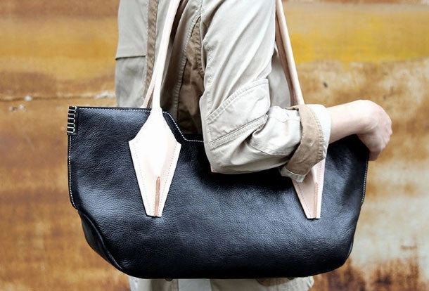 Handmade handbag purse shopper leather bag purse shoulder bag for women