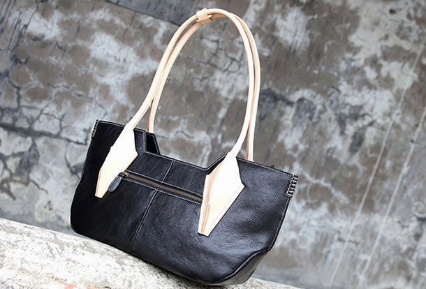 Handmade handbag purse shopper leather bag purse shoulder bag for women
