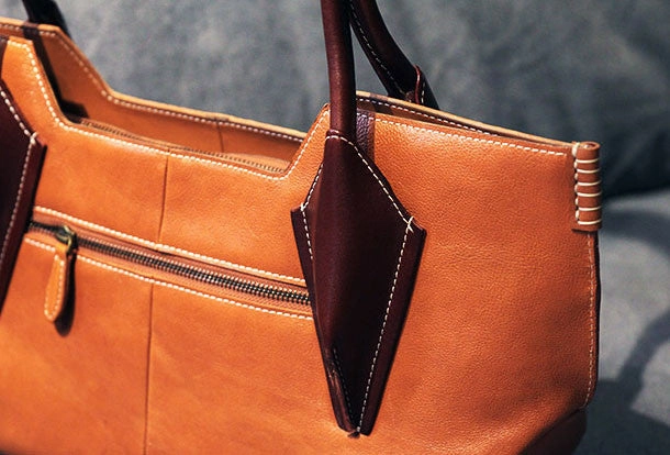 Handmade handbag purse shopper leather bag purse shoulder bag for women