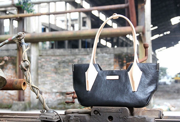 Handmade handbag purse shopper leather bag purse shoulder bag for women