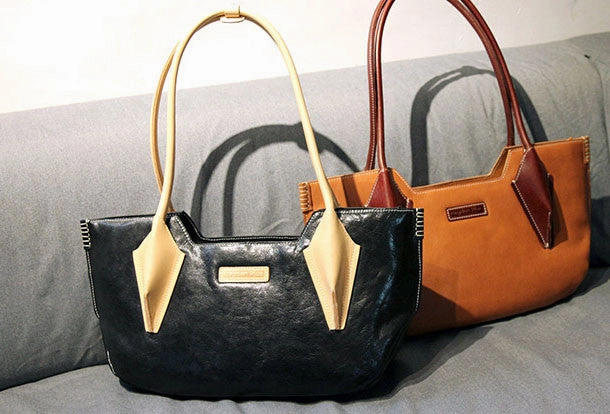 Handmade handbag purse shopper leather bag purse shoulder bag for women