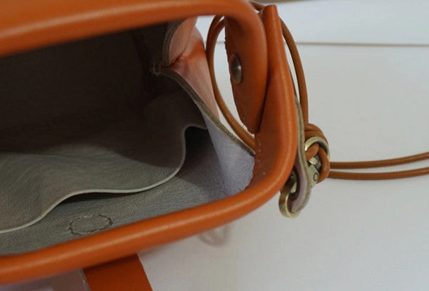 Handmade Leather crossbodybag purse shoulder bag for women leather bag
