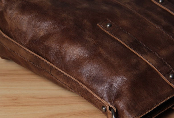 Handmade Leather handbag purse tote shoulder bag for women leather shopper bag