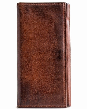 Handmade leather long wallet leather men phone clutch vintage wallet for men