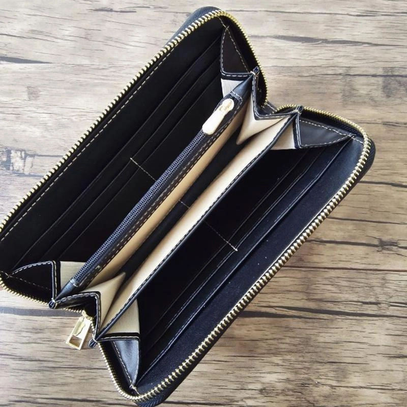 Handmade Leather Mah??k??la Tooled Mens Long Wallet Cool Leather Wallet Clutch Wallet for Men