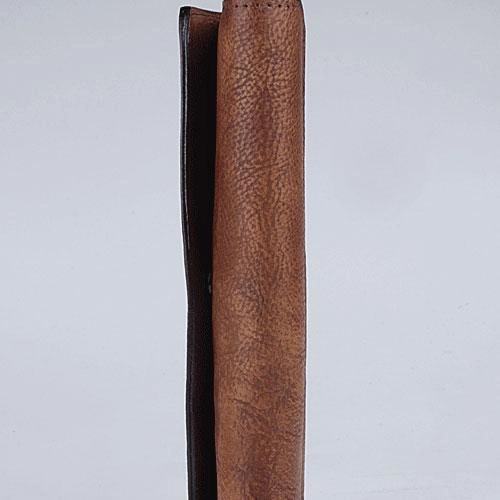 Handmade Leather Mens Cool Long Leather Wallet Trifold Clutch Wallet for Men