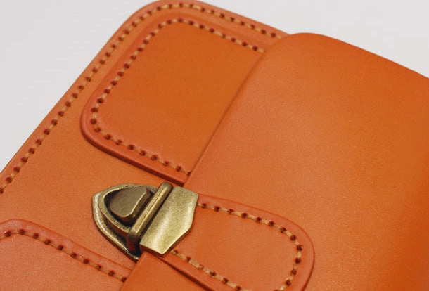 Handmade Leather Messenger Bag Crossbody Bag Shoulder Bag Purse for Women Leather Bag