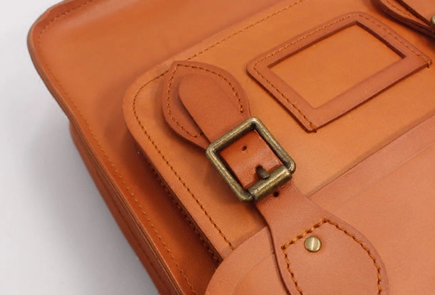 Handmade Leather Messenger Bag Purse Satchel Bag Crossbody Shoulder Bag for Girl Women Lady