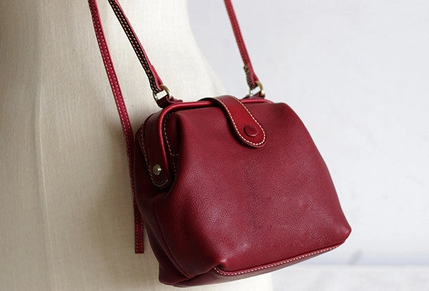 Handmade Leather phone bag for women leather shoulder bag crossbody bag