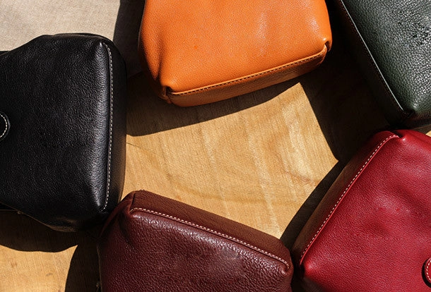 Handmade Leather phone bag for women leather shoulder bag crossbody bag