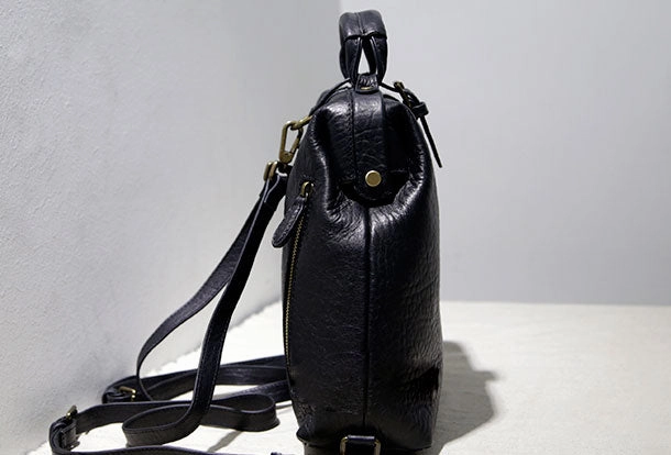 Handmade Leather phone purse backpack for women crossbody bag leather shoulder bag