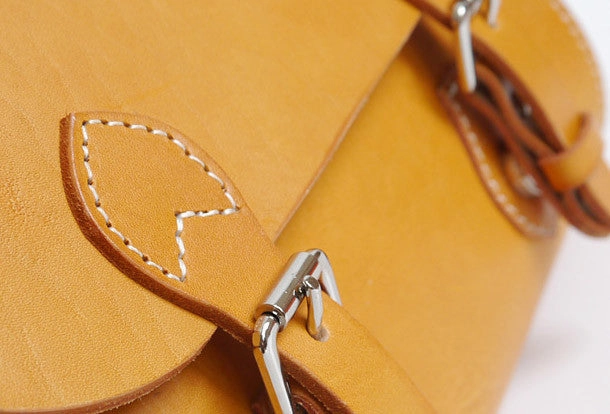 Handmade Leather school shoulder bags small leather crossbody bags for women