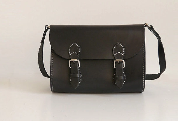 Handmade Leather school shoulder bags small leather crossbody bags for women
