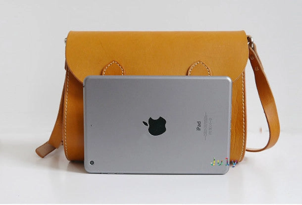 Handmade Leather school shoulder bags small leather crossbody bags for women