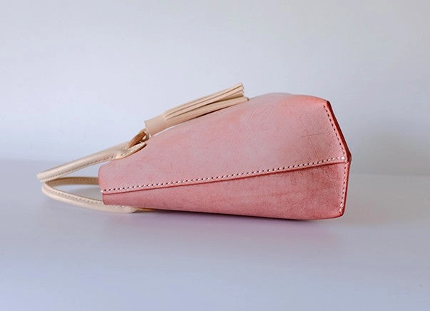 Handmade Leather Womens Handbag Shoulder Bag Crossbody Purse Tassels for Women