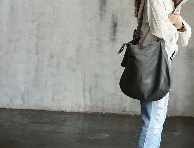 Handmade LEATHER WOMENs Hobo Shoulder Tote Vintage SHOULDER BAG FOR WOMEN
