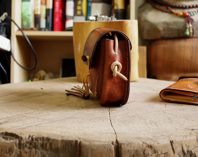 Handmade LEATHER WOMENs SHOULDER Purse Vintage Crossbody Purses FOR WOMEN