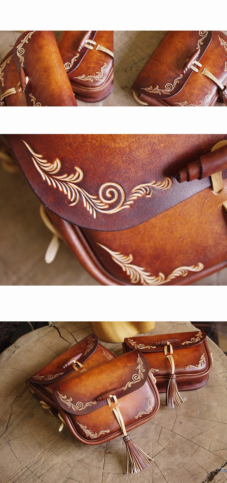 Handmade LEATHER WOMENs SHOULDER Purse Vintage Crossbody Purses FOR WOMEN