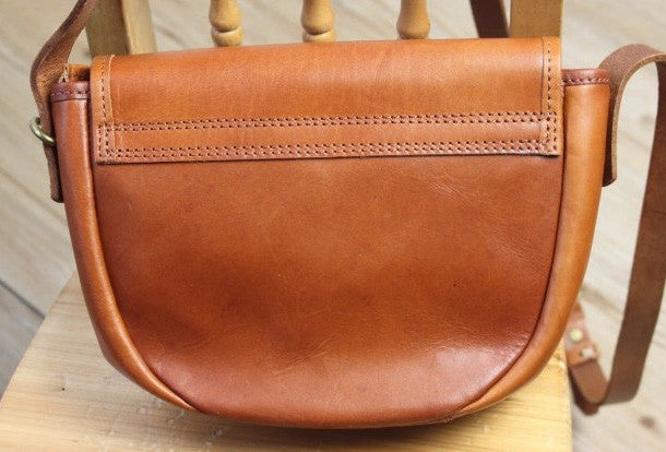 Handmade shoulder bag vintage rustic leather crossbody Shoulder Bag for women