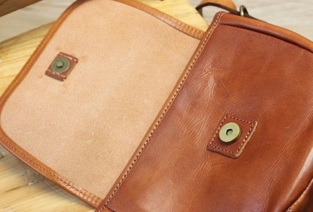 Handmade shoulder bag vintage rustic leather crossbody Shoulder Bag for women