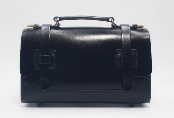 Handmade Vintage Leather Messenger Bag Purse Satchel Bag Crossbody Shoulder Bag for Girl Women Lady