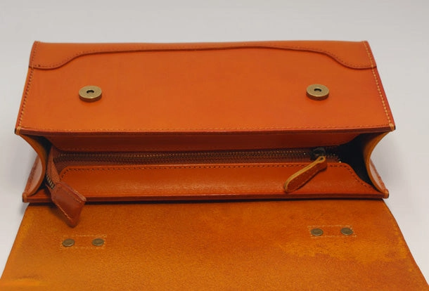 Handmade Vintage Leather Messenger Bag Purse Satchel Bag Crossbody Shoulder Bag for Girl Women Lady