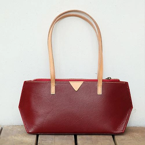 Handmade Vintage Womens Black Leather Handbags Unique Leather Womens Shoulder Purse