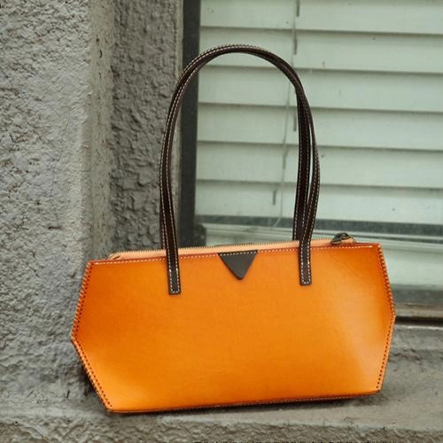 Handmade Vintage Womens Black Leather Handbags Unique Leather Womens Shoulder Purse