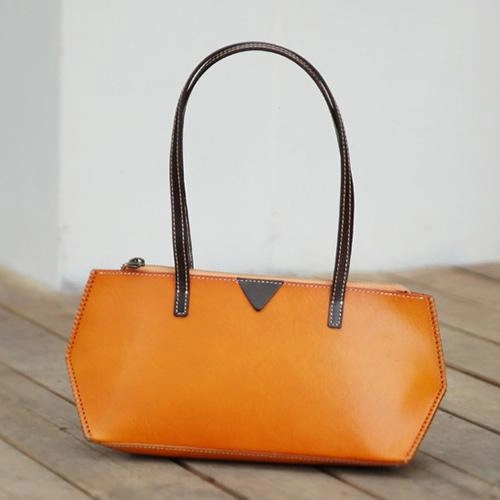 Handmade Vintage Womens Black Leather Handbags Unique Leather Womens Shoulder Purse