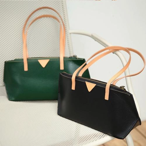 Handmade Vintage Womens Leather Handbags Unique Leather Womens Shoulder Purses