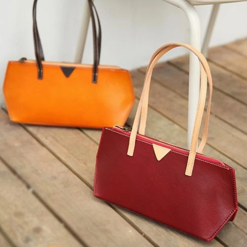 Handmade Vintage Womens Leather Handbags Unique Leather Womens Shoulder Purses