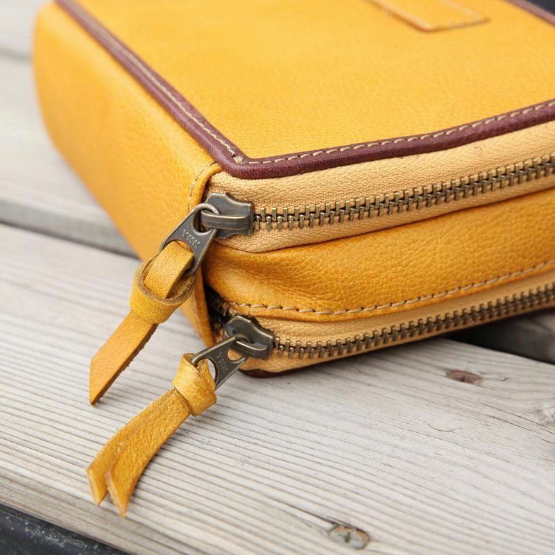 Handmade Women's Black Leather Shoulder Clutch Purse Handbag Crossbody Bag Clutch Purse