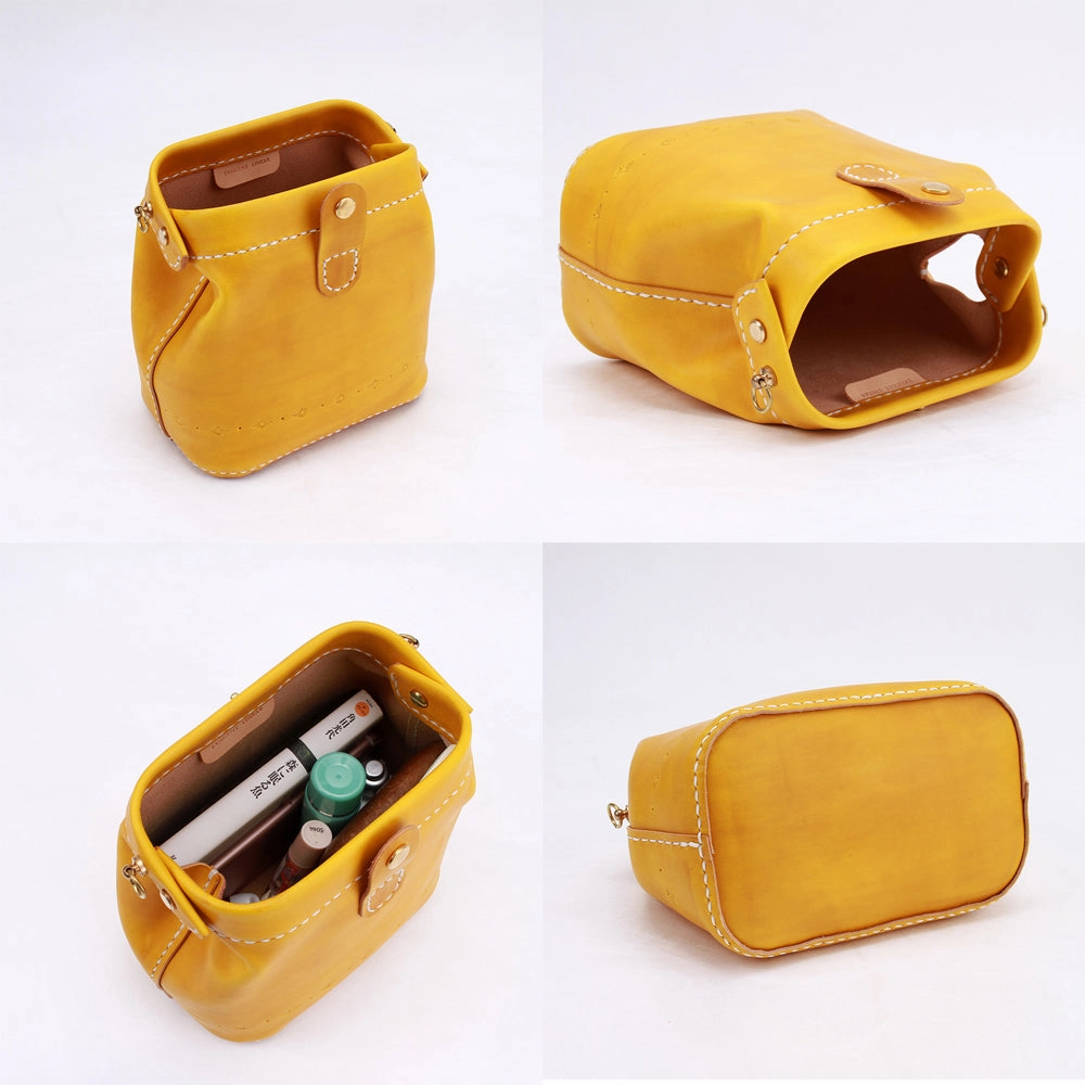 Handmade Womens Tan Leather Small doctor Purse shoulder doctor bags for women