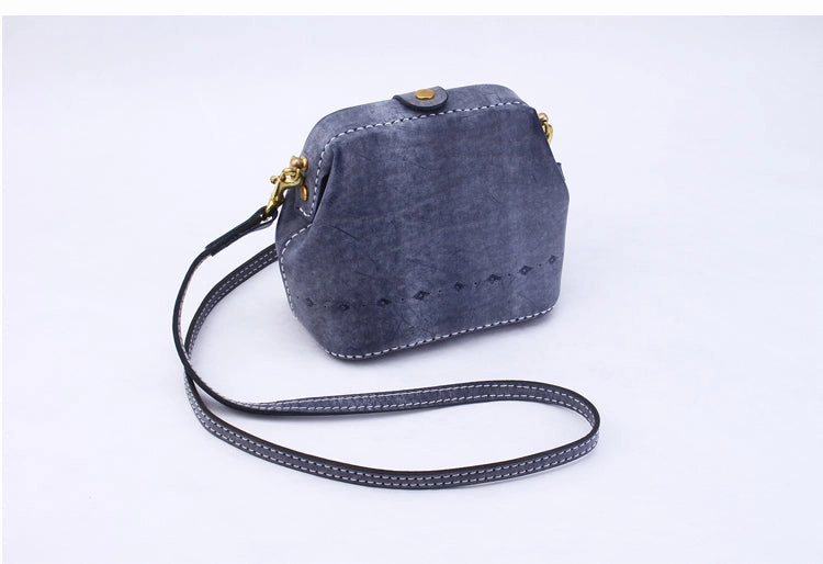 Handmade Womens Tan Leather Small doctor Purse shoulder doctor bags for women