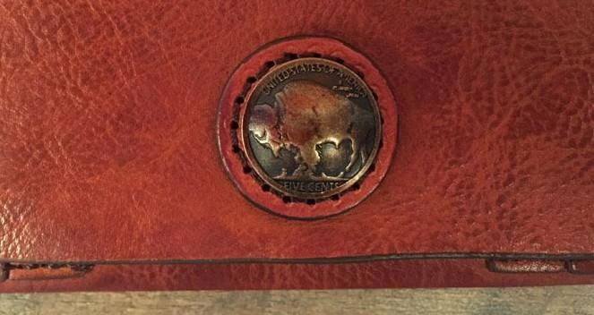 HandmadeLeather Mens Cool Long Leather Wallet Slim Travel Passport Wallet Clutch Wallet for Men