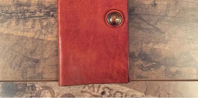 HandmadeLeather Mens Cool Long Leather Wallet Slim Travel Passport Wallet Clutch Wallet for Men