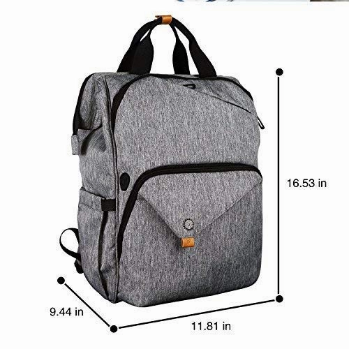 Hap Tim Laptop Backpack, Travel Backpack for Women, Grey Work Backpack (7651-G)