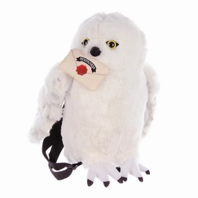 Harry Potter Hedwig The Owl 17 Inch Plush Backpack