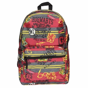 Harry Potter Hogwarts Institution of Witchcraft Wizardry Alumni Gryffindor Adult Backpack - One Size