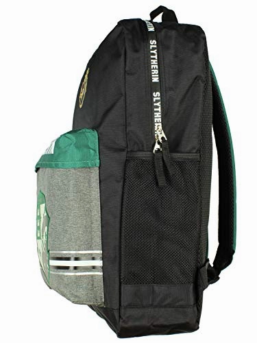 Harry Potter Slytherin Backpack School Book Bag With Laptop Sleeve