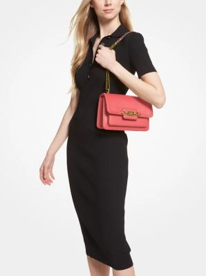Heather Large Leather Shoulder Bag