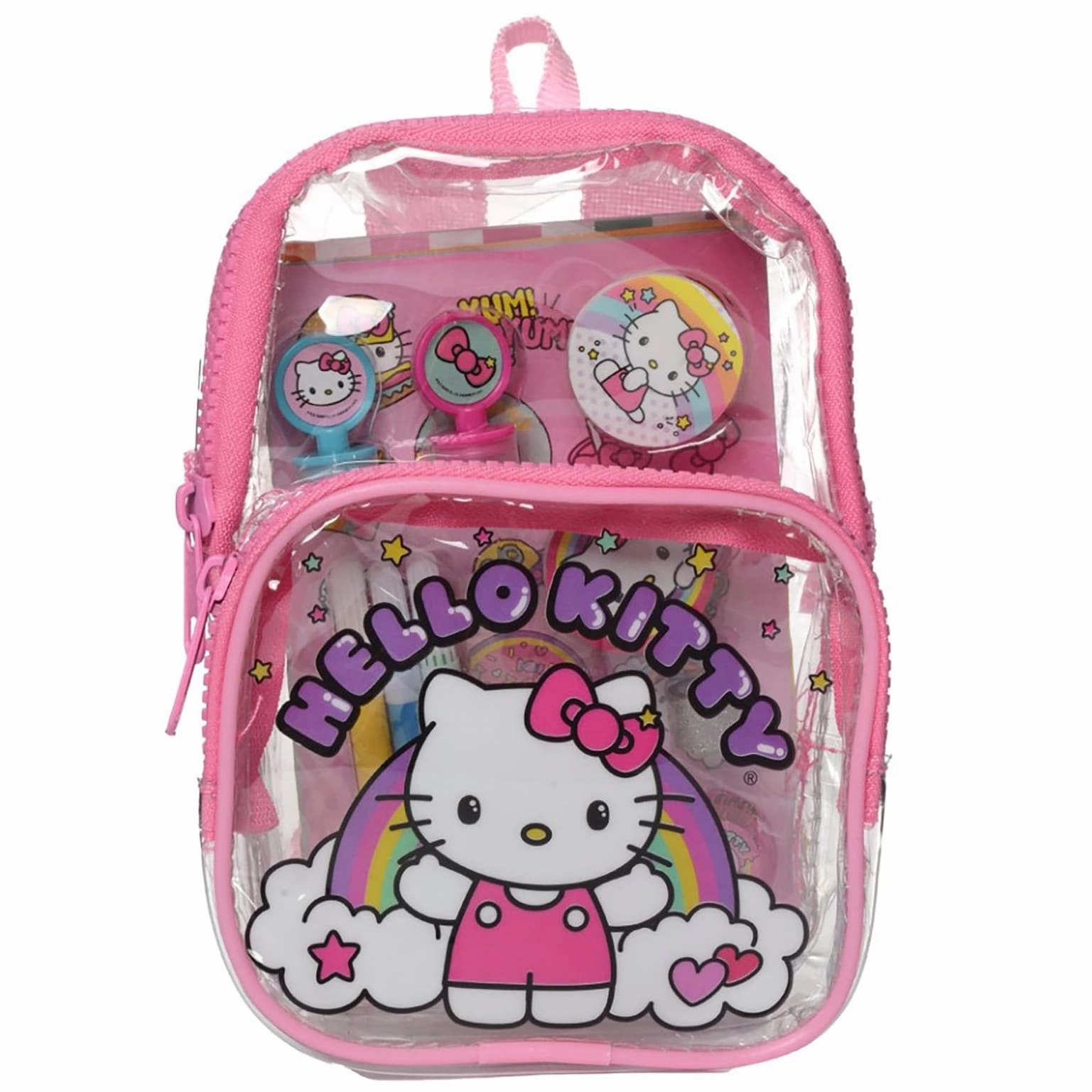 Hello Kitty Clear Mini Activity Backpack | 100  Creative Activities